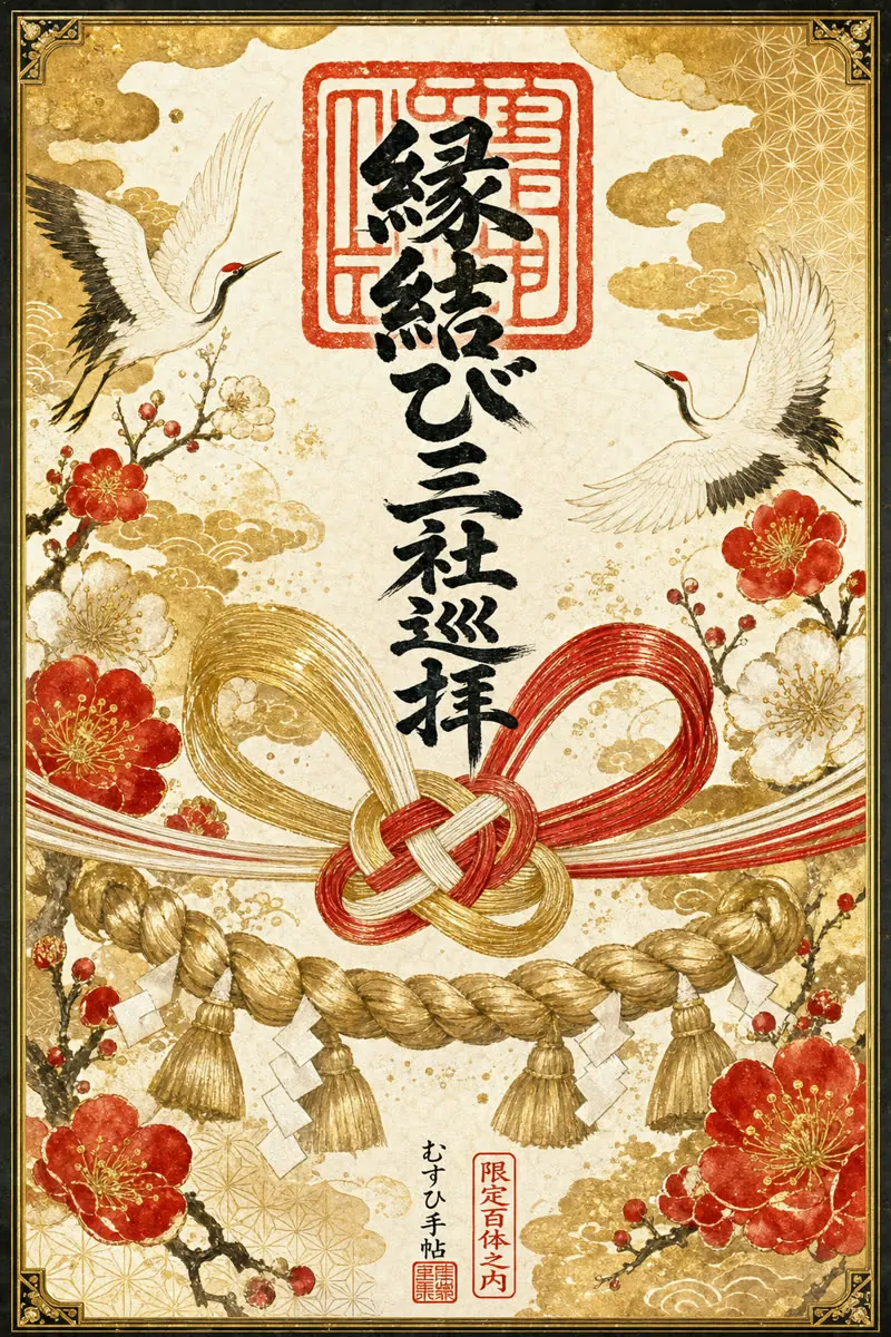 縁結び三社巡拝の御朱印