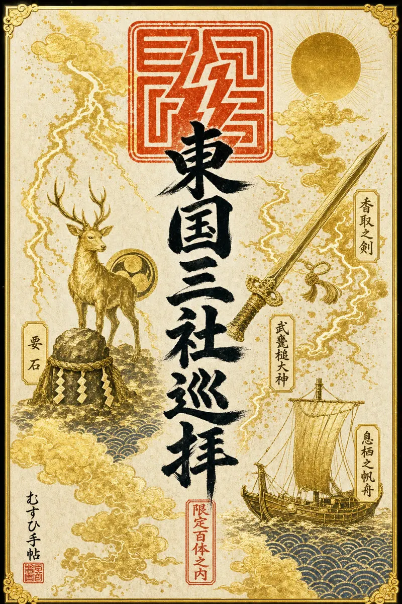 東国三社巡拝の御朱印